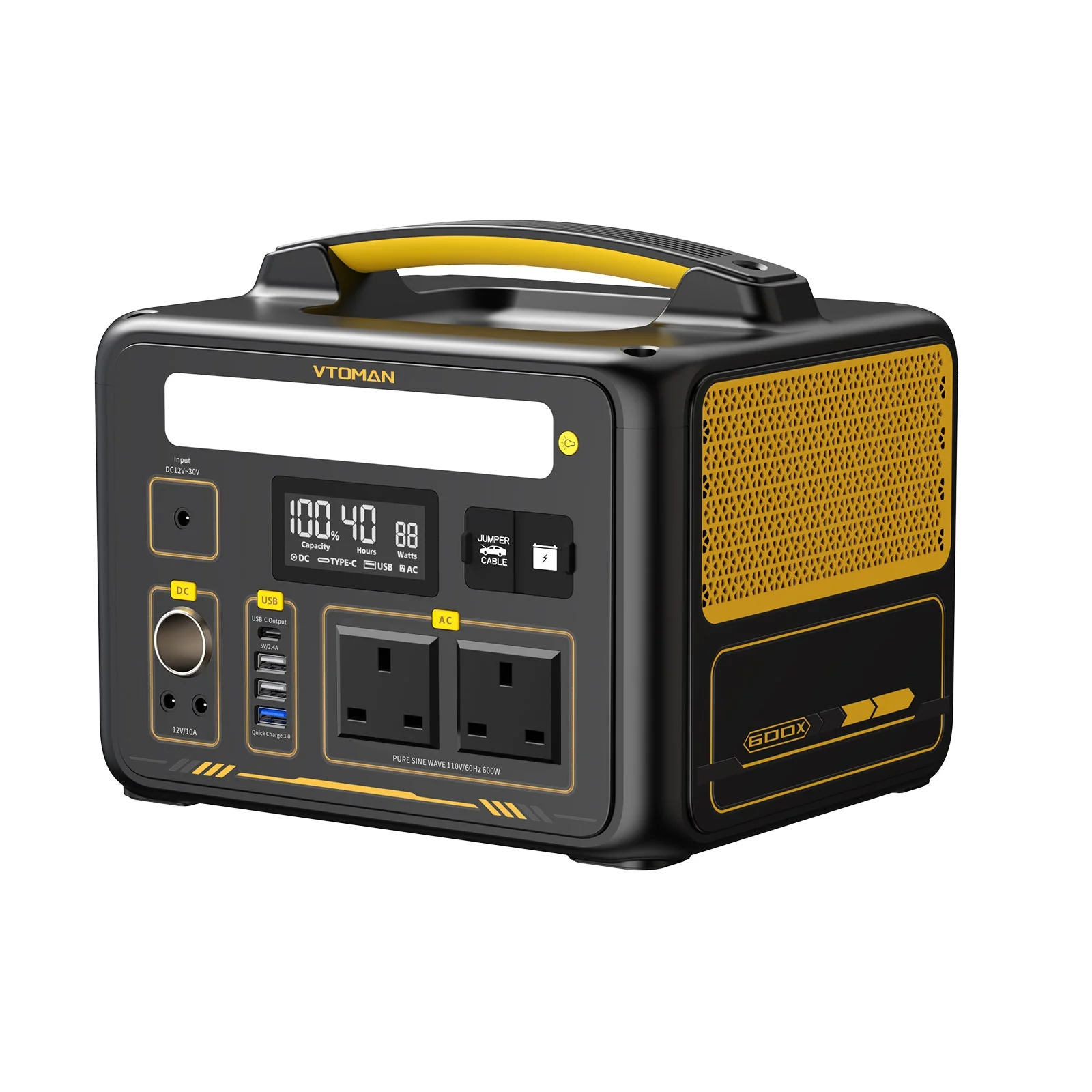 VTOMAN Jump 600X with 640Wh Extra Battery - Image 4