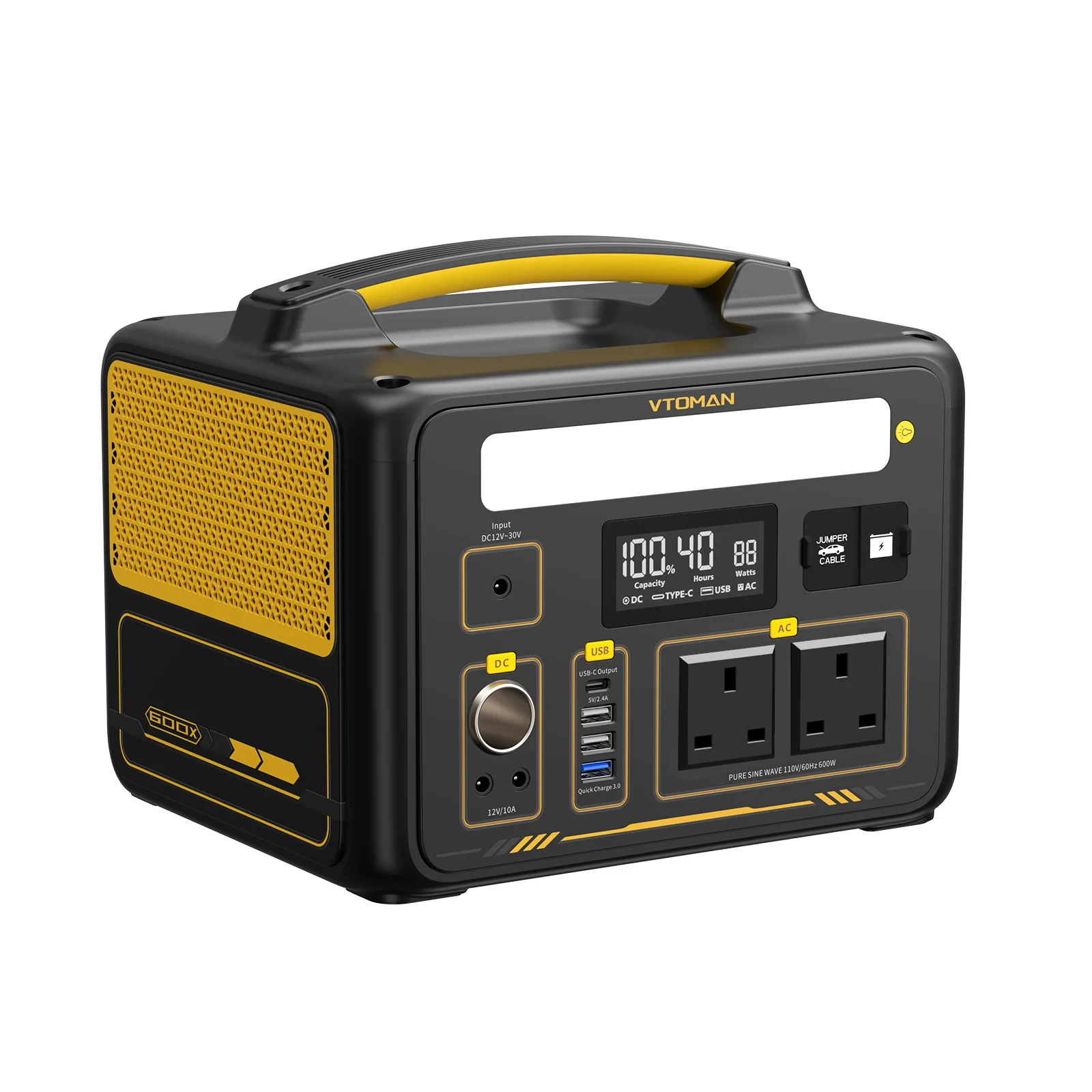 VTOMAN Jump 600X with 640Wh Extra Battery - Image 5