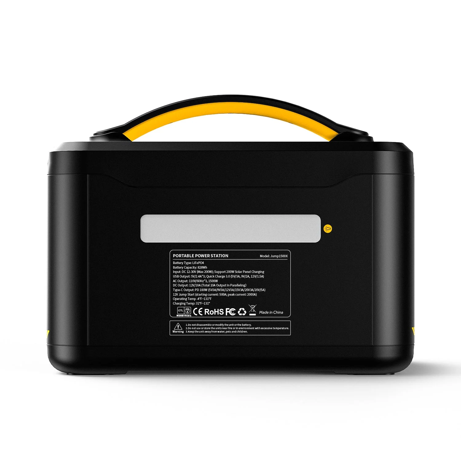 Jump 1500W/ 828Wh 200W Solar Generator - Image 6