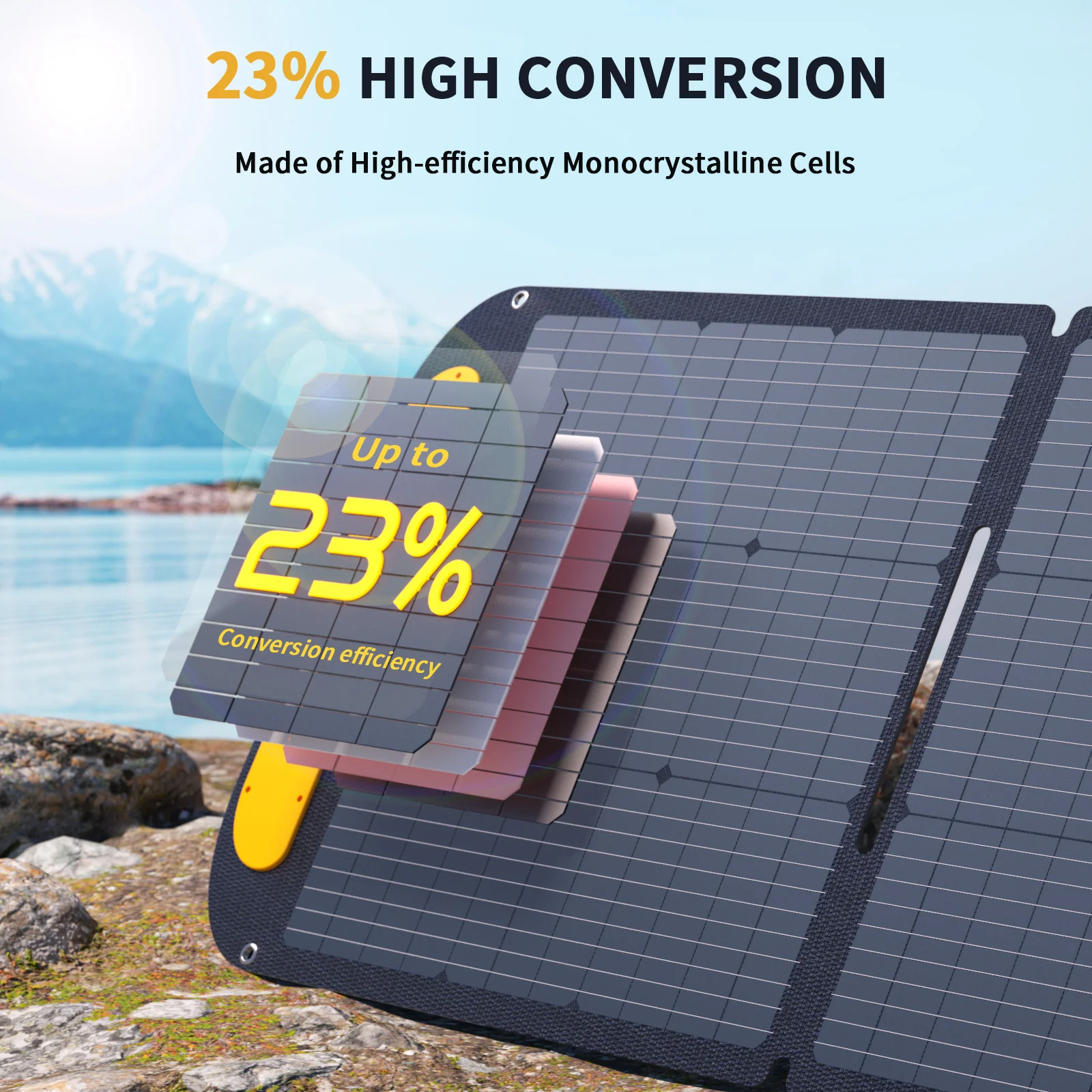 VTOMAN 400W Foldable Portable Solar Panel - Image 5