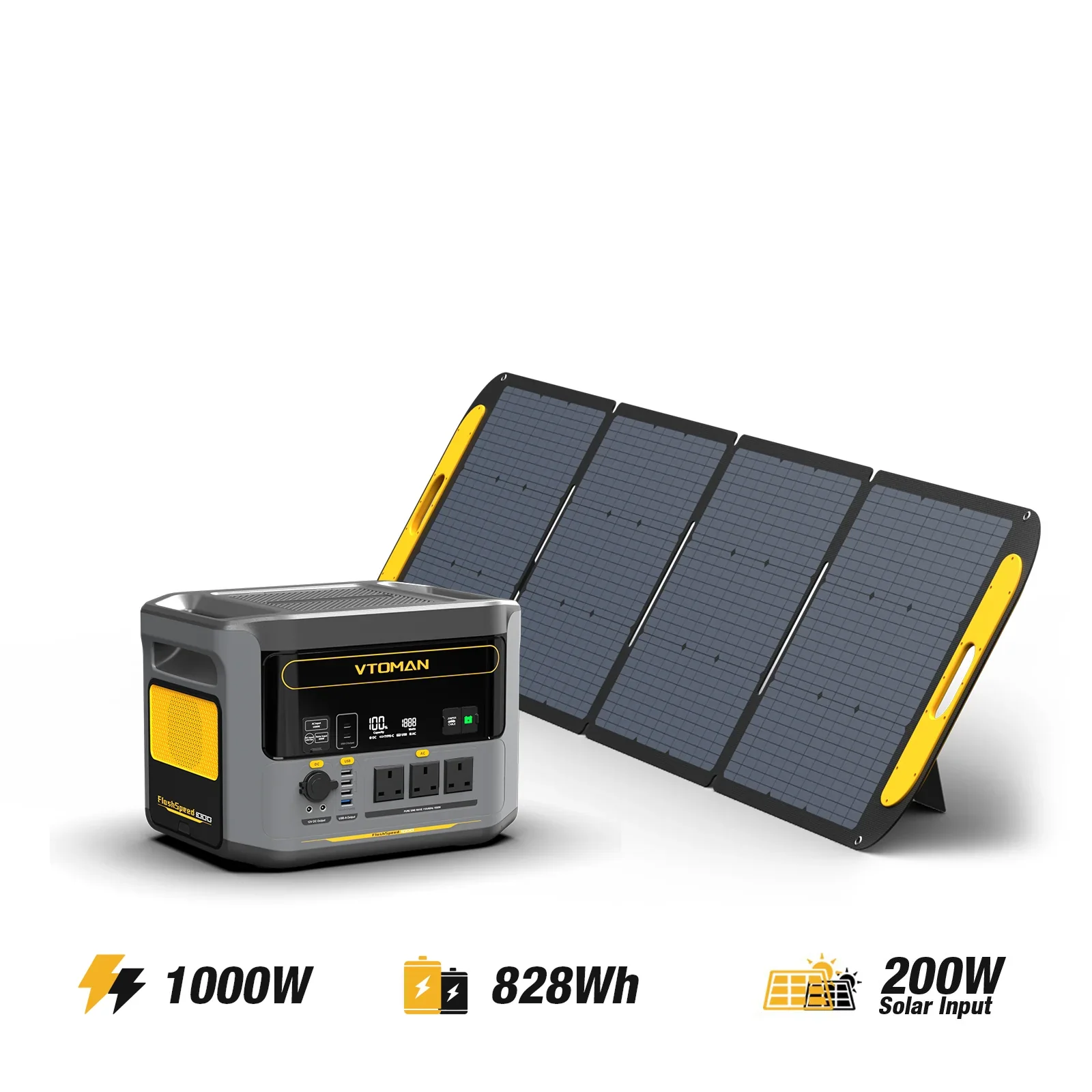 VTOMAN FlashSpeed 1000 Portable Power Station - Image 12