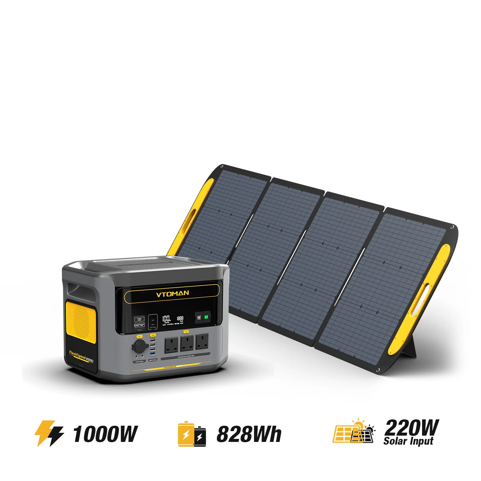 VTOMAN FlashSpeed 1000 Portable Power Station - Image 7