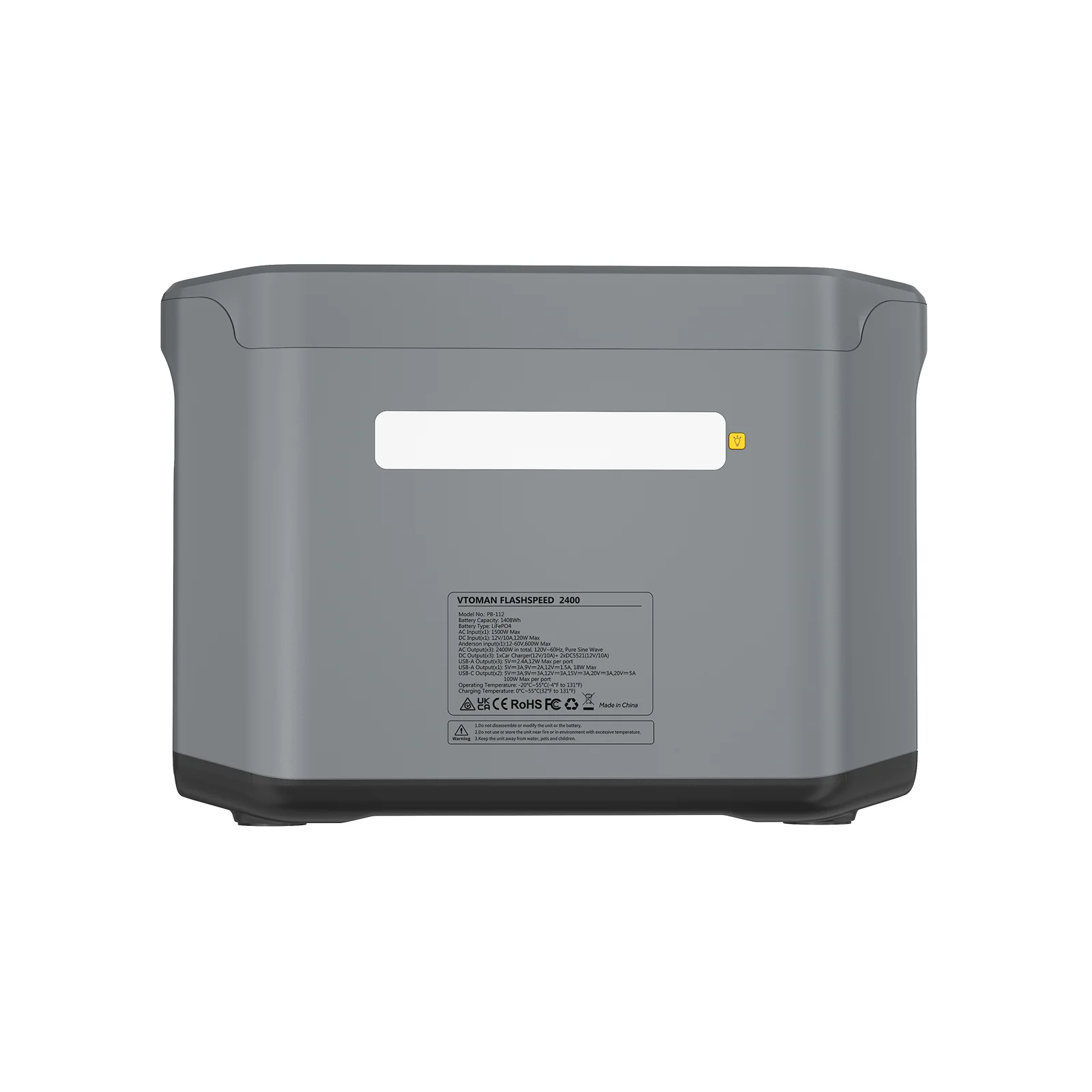 VTOMAN FlashSpeed 2400 Portable Power Station with Jumper Cable - Image 8